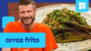 Arroz frito com quiabo, cogumelos e ora-pro-nóbis | Rodrigo Hilbert | Bem Juntinhos