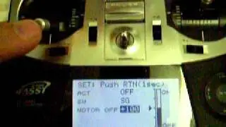 Futaba 8FG Motor Function