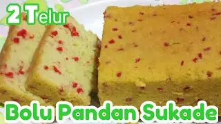 Resep Bolu Pandan Sukade 2 Telur