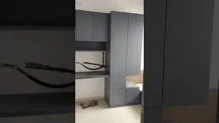 🆕 Kids room wardrobe and study table small bed interior design short video#energy #furniture #kids￼