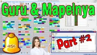 MEMASANG JADWAL GURU MAPEL DENGAN MAPELNYA - TUTORIAL LENGKAP ASC TIMETABLES 2019