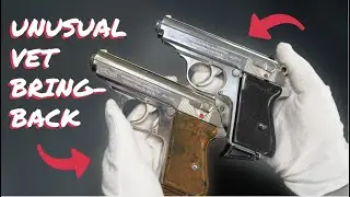 Nickeled Walther PPK Captured From SS Colonel