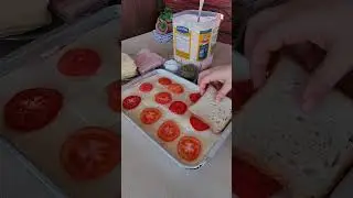 Fiz em Minutos o Lanche de Forno Mais Gostoso do Mundo! F&aacute;cil e R&aacute;pido #pizza #sanduiche #receitas