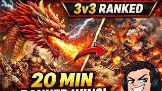 INSANE 3v3 RANKED GAME ENDS IN 20 MINUTES?! | Age of Mythology Retold