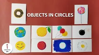 Drawing  object In Circle Shapes| Shapes Episode-1|#creative |#creativetamil  |#kidstutorial
