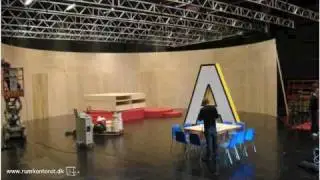 Rumkontoret building a tv studio