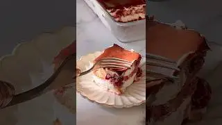 Decadent Cherry Tiramisu in Minutes! 🍒☕️ | Easy Dessert Recipe
