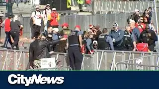 1 killed, dozens injured in mass shooting at Super Bowl parade