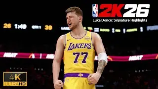 NBA 2K26 | Лучшие моменты коронных приёмов Луки Дончича | Невероятный реализм! PS5 4K UHD