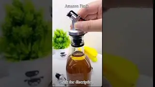 Kettlekane 500 ml Glass Oil Dispenser Bottle Oil Bottle (2 pcs Oil Bottle + 1 pc Silicon Funnel)