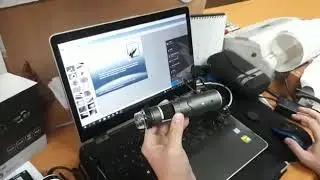 Cara menyambungkan WF-20 (WF20) ke Mikroskop Seri Dino-Lite AF