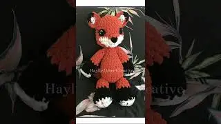 Crochet Roxy Foxy! 🧶🦊Fall is almost here and Roxy can&rsquo;t wait for all the festivities! #crochet