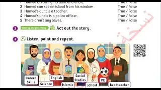 انجليزي الصف الرابع ص5+6+7 كتاب الطالب الفصل الثاني الوحدة الترحيبية #المنهاج_الجديد #jordan_team