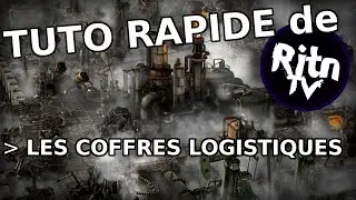 Factorio (BETA) - Tuto rapide RitnTV : Les robots logistiques / Les coffres logistiques