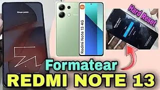Xiaomi Redmi Note 13, Hard Reset, Formatear XIAOMI