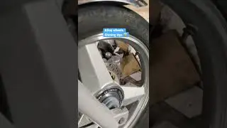 Wheels Buffing & shining work  tips bullet 🙏❤️💯#shortsfeed #bulletlover #royalenfield