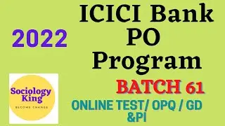 ICICI Bank PO Batch 60/61 Recruitment 2022 | All Queries | Online Test Result / GD&PI Mail/ OPQ Mail