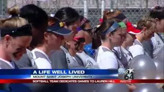 Softball team dedicates games to Lauren Hill