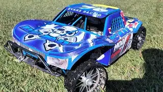 TAYLOR RC 55CC SUPREME BIG BORE ENGINE RIPPING ACROSS THE PARK