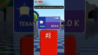 Credit Card Debt Across America | Who&rsquo;s Broke in 2026? #shorts #finance #creditcarddebt #investing