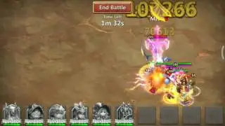 Castle clash: Archdemon f2p 400M+ Score without Medusa, Santa, Drake Full 3 Minutes