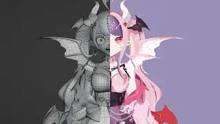 Ironmouse 3D model breakdown