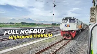 Kompilasi Kereta Ngebut Parah Saat Melintas Stasiun Part 2