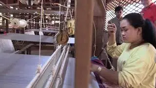 Travelblog Cambodia: Artisans Angkor Silk Farm (HD)