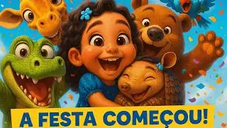 JACARÉ DE PATINS? O Desfile Mais Louco da Floresta! (Música Infantil)