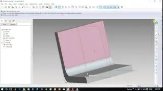 Wheel support part 2 in pro-e