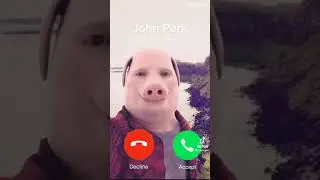 John Pork is calling... #JohnPork #bacon 😳😳