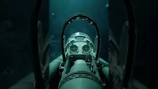 ✈️ Fighter Jet Cockpit Still Powered Underwater! | #warwrecks #deepseaexploration #aviationhistory