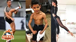Cristiano Ronaldo Family Workout Moments | Family goals - Motivation