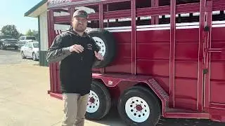 CornPro Steel Bumper Pull Livestock Trailer
