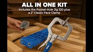 Easy & Fast Pocket Holes for Woodworking Projects - Kreg Jig Set