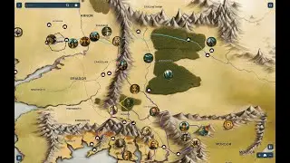 The Lord of the Rings. Interactive map. GISCARTA