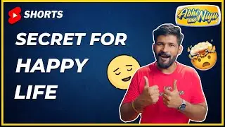 How to live a happy life? #shorts