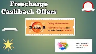 Freecharge Foodie Pass And Holi Cashback Offer||freecharge cashback offers||freecharge offer