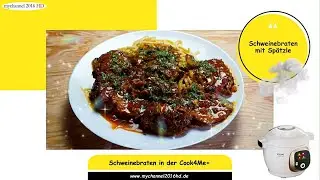 Schweinebraten aus der Krups Cook4Me+ Schnellkochtopf