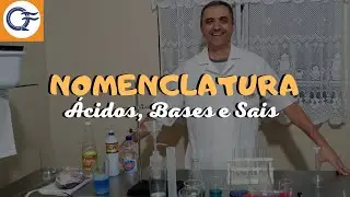 NOMENCLATURA DE ÁCIDOS, BASES E SAIS