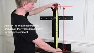 Installing Your TV on the Swivel Lift Mechanism