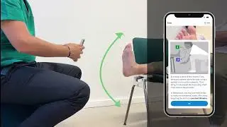 How to scan unloaded feet with toes up with an #ios and #android mobile?