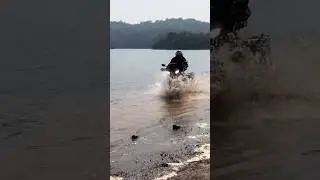 water crossings on the ducati  #ducatimultistrada