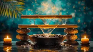 Calming Piano Meditation Music 2 Hours Morning Mindfulness  | Water & Birds for Inner Peace & Focus.