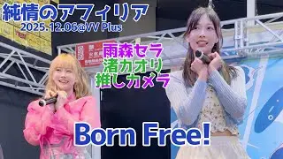 Born Free!/純情のアフィリア 雨森セラ&渚カオリ推しカメラ 2025.12.06@ヴィレヴァンPLUS2部 #カオバグ