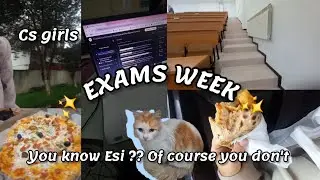 Exams week ! Uni vlog cooking with friends | pizza 🍕  | no studying at all !