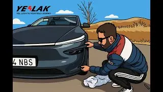 ➡️CARBON FIBER TRIM🚘​HEADLIGHTS TESLA MODEL AND JUNIPER 🚘​YESLAK✨