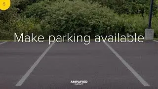 #5 Make Parking Available - 101 Ways to Attract More Visitor