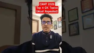 CMAT 2026: 4 GK Topics You Cannot Leave || Most Repeated #cmat #mockzone