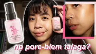 Touch in Sol No Poreblem Primer Review + mini vlog (first impression + wear test) || Sarah Eliya